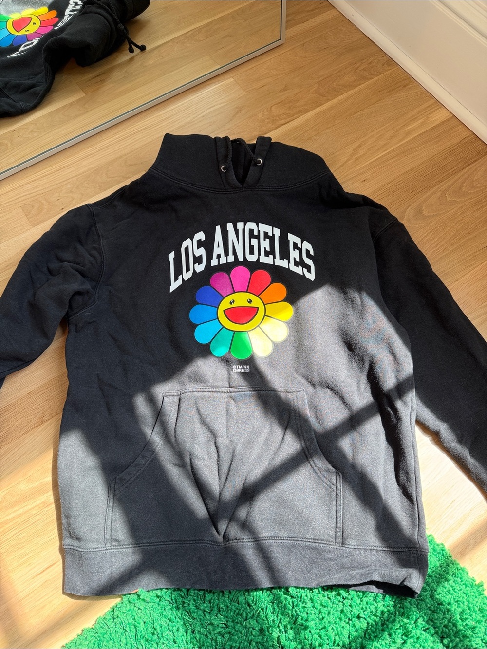 ComplexCon x Takashi Murakami Flower Streetwear Hoodie sz large